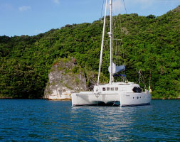 Mariposa vor Anker